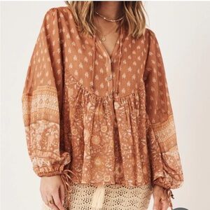 Spell Utopia Blouse Cinnamon